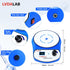 2200RPM LCD Digital Magnetic Stirrer with 2 Stir Bars, 5000ml Stainless Steel Mixer for Homebrew