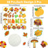 Thanksgiving Cutouts Fall Turkey Maple Leaves Pumpkin Classroom Bulletin Board Decorations Give Thanks Theme Party Supplies for Autumn Theme Party Toddler Kids Students Classroom Decors by Wiooffen