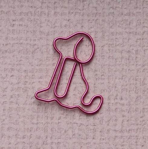 SOWAKA 30 Pcs Sitting Dog Bookmarks Metal 3.2 x 2.6 cm Small Cute Paper Clips Supplies for Students Journaling Notebook Document Organization School Office Accessories (Colorful) by sowaka