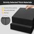SUNEE Black 3 Ring Binder, 3 Inch, Clear View PVC-Free Binder for School or Office Supplies, Fits 8.5x11 Inches