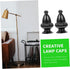 NUOBESTY 2pcs Decorative Lamp Finials - Harvard Horn Frame