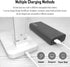 kvppvt LED Double Head Desk Lamp, Rechargeable Portable Table Lamp, Adjustable Light Color and Brightness, USB Powered