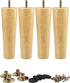 La Vane 7 inch / 18cm Solid Wood Furniture Legs - Tapered Replacement Feet