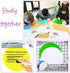 OJYUDD Dry Erase Dots Circles, 11 Inch Removable Vinyl Dot Wall Decal for School Teaching Progress, 8 Pack