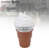 Mrisata 5V DIY Ice Cream Maker Machine Beginner-Friendly Safe ABS PP Material USB Plug in for Homemade Ice Cream Sorbet