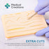 Medical Creations Suture Practice Kit: Silicone Suturing Pad, Tool Kit, Video Series by Board-Certified Surgeon