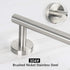 NearMoon Bathroom Towel Bar, Thicken Stainless Steel Shower Towel Rack, Wall Mounted (Brushed Nickel, 12 Inch)