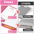 Sooez Glitter Clipboard with Storage, High Capacity Storage Clipboard with Pen Holder, Cute Clip Boards 8.5x11 with Low Profile Clip, Sparkle Plastic Clipboard Case Box for Women & Kids, Side Opening by Sooez