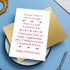 Oamiolek Romantic Anniversary Card for Him Her, Funny Anniversary Card for Husband Wife, Sweet Valentine's Day Card