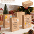 50 Pack 4 Lb 9.57" 5.12"3" BadenBach Brown Paper Lunch Bags, Small Bread Bags Bulk, Heavy Duty Kraft Paper Sacks