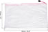 MECCANIXITY A3 Size Mesh Zipper Bags, Plastic Zip File Pouch Document Folders for Home Office Travel (Pink, Pack of 3)