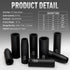 20PCS 1/2" Set, 13/16"-3/8" 10-24mm, 6-Point 1/2 Inches Set,Rugged DISEN Impact Socket Deep Sockets SAE & Metric Cr-V