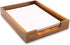 KOLWOVEN Wood Letter Tray, Dark Brown Load Documents Tray for Office Desktop Organizer, File & Paper Holder