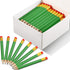 Outus 72 Pcs Golf Pencils Half Pencils with Eraser for Baby Shower, Mini Pencils for Kids, Green
