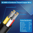 20 4 10FT 20/4 4 Gauge Conductor Wire, Tinned Copper Wire Cable, Stranded Electrical Wires