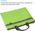 PATIKIL Waterproof Zipper File Bag, Documents Storage Zip Pouch for Office Travel, Green