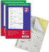 DeBiao Money and Rent Receipt Book 2-Part Carbonless 7-5/8" x 11" Spiral Bound