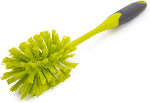 PURE Deluxe Bottle Cleaning Brush, Lime Green, 12 x 5 inches