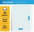 Graph Paper Pad - 4 x 4 Inch Quad Ruled Graph Paper Notebook, 50 Sheets Per Pad (6 Pack), 8.5 x 11