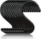 3 Inch 12 Pack Small S Hooks, Heavy Duty Vinyl Coated Non Slip Hooks for Hanging Plants, Pots, Pans