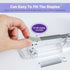 Pasted Diamond Crystal Handmade Bling Stapler for Office, School, or Home (White & AB)
