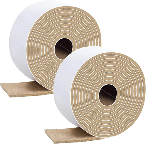 Felt Strips with Adhesive Backing, 2 Packs Non Slip Furniture Pads, Felt Tape for Protecting Hardwood Floors (120 x 1 x