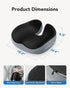 Tailbone HUANUO Seat Cushion for Office Chairs, Extra Large Desk Chair Cushion for Back Pain Pain Relief, Ergonomic