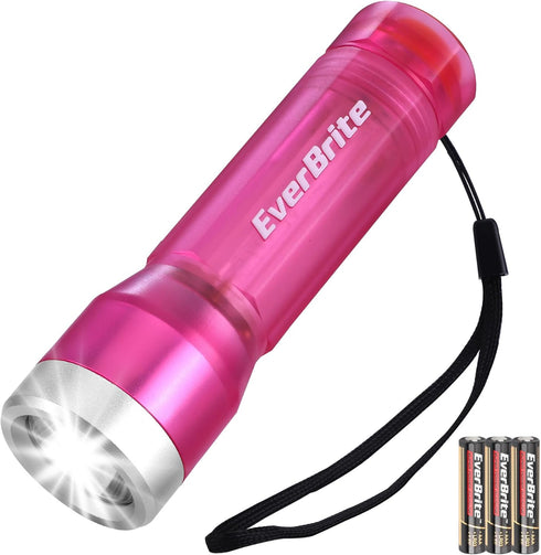 EverBrite Small Flashlight, Compact LED Flash Light with 3 Modes, 3 AAA