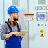 Novabright 10 Pack 5 3.5 Inch WARNING Arc Flash and Shock Hazard Appropriate PPE Required Label x Electrical Hazard