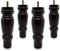 Direct Furniture Precious Wood Design 7 Inch Height Furniture Sofa Legs, Walnut Wood Finish, Solid Wood, Set