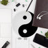 JANKOW Circular Tai Chi Mouse Pad, Yin Yang Design, Ideal for Students, Company Employees, Esports Players