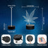 3D 16 16 YuanDian Leaf LED Light Color Changing Table Light Night Light with Remote Control Colors Changing Table Desk