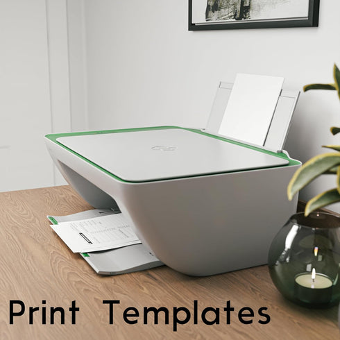 Half Letter Blank Paper, 200 Sheets, 120 GSM, Printer Paper, Loose Leaf, Unpunched, 5.5 x 8.5 inch