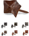 10 Pack 0.75" Small Square Clavos Decorative Nails Sealed Rusted Handmade Rustic