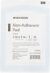 2x3 Inch, 100 Count, McKesson Non-Adherent Pads for Wounds, Sterile Non-Stick Wound Dressing, Highly Absorbent