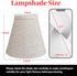Bulb, 3x6x5 Inch, Set 2 (2 Pack) Double Mini Small Brown Barrel Lamp Shades Clip On TOOTOO STAR Barrel Fabric Lampshade