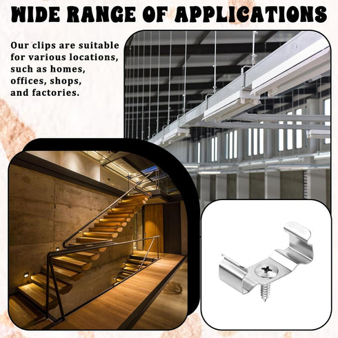 FdcZeyxior T5 20 T5 Bulbs, Clips Bracket Hanger for Integrated Tube Light Fixture, Pcs Fluorescent Tube Light Fixture