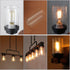 2 Pack, 1 5/8 inch Clear Seeded Glass Cylinder Lamp Shade Lighting Fixture Replacement Globe Cover for Chandelier
