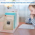 Suzile Clear Acrylic Magazine File Holder, Vertical Desk Organizer Book Rack for Paper Folder Office Accessories