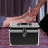 24x16x16cm FOMIYES Portable Tool Box Organizer with Waterproof Lining, Compact Black Storage Case for Foot Therapy