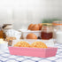 50pcs Packaging Zerodeko Large Rectangular Sandwich Charcuterie Boxes with Lids, Disposable Bakery Takeout Containers