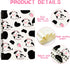 L1rabe Cute Cow Spiral Notebooks, Pink Strawberry Milk College Ruled Hardbound Journal for Kids