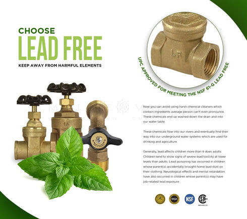 Midline Valve 532VLV034D Premium Brass Press Ball Valve with Drain, 3/4 in. Connections
