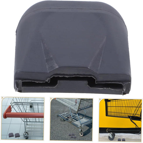 4pcs Veemoon Sturdy Castor Brake Pads for Shopping Carts Reliable Replacement Parts for Elevator Wheels Easy
