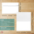 Big Blank Scored Folding Cards Set - 50 White Cardstock 8.5 x 11” with 50 Envelopes 6 x 9” | Perfect for Invitations,
