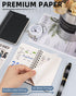 Mini Spiral Notebooks 3x5 Bulk, 30 Packs Pocket Memo Pads, Black Cardboard Cover for Home Office School (60 Sheets)