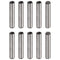 uxcell M4 Internal Thread Dowel Pin 10pcs 6x30mm Chamfering Flat Carbon Steel Cylindrical