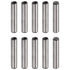 uxcell M4 Internal Thread Dowel Pin 10pcs 6x30mm Chamfering Flat Carbon Steel Cylindrical