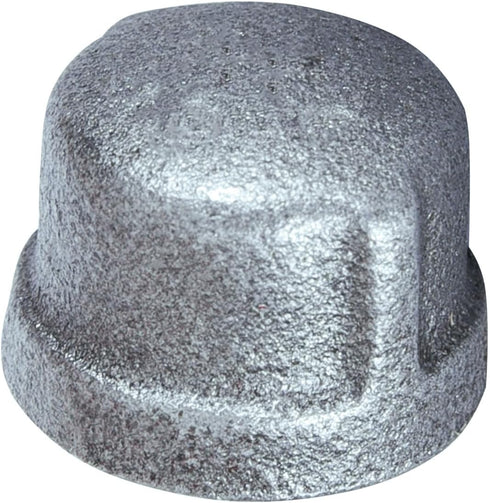 Everflow GMCP0014-10 Malleable Cap, Galvanized