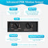 SAYTOP 2-Light Outdoor Ceiling Light with Motion Sensor Flush Mount Squares Porch Light, Dusk to Dawn Ceiling Lights